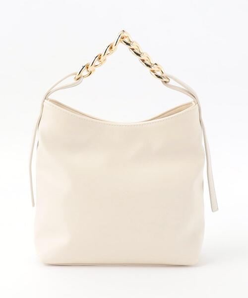 BEAUTY&YOUTH UNITED ARROWS（ビューティーアンドユースユナイテッドアローズ）の「ビッグチェーン ショルダーバッグ -2WAY-（ショルダーバッグ・レディース・ブラック/オフホワイト・FREE）」の9枚目の写真