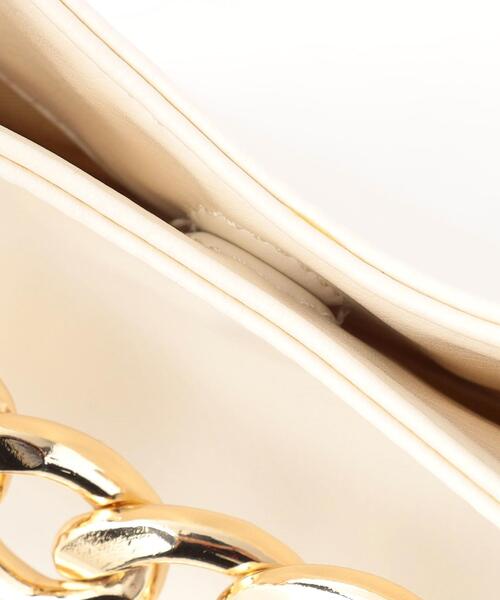 BEAUTY&YOUTH UNITED ARROWS（ビューティーアンドユースユナイテッドアローズ）の「ビッグチェーン ショルダーバッグ -2WAY-（ショルダーバッグ・レディース・ブラック/オフホワイト・FREE）」の10枚目の写真