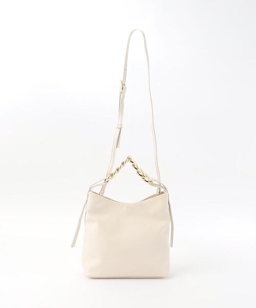 BEAUTY&YOUTH UNITED ARROWS（ビューティーアンドユースユナイテッドアローズ）の「ビッグチェーン ショルダーバッグ -2WAY-（ショルダーバッグ・レディース・ブラック/オフホワイト・FREE）」の17枚目の写真