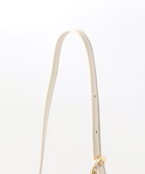 BEAUTY&YOUTH UNITED ARROWS（ビューティーアンドユースユナイテッドアローズ）の「ビッグチェーン ショルダーバッグ -2WAY-（ショルダーバッグ・レディース・ブラック/オフホワイト・FREE）」の18枚目の写真