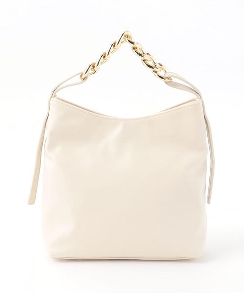 BEAUTY&YOUTH UNITED ARROWS（ビューティーアンドユースユナイテッドアローズ）の「ビッグチェーン ショルダーバッグ -2WAY-（ショルダーバッグ・レディース・ブラック/オフホワイト・FREE）」の20枚目の写真