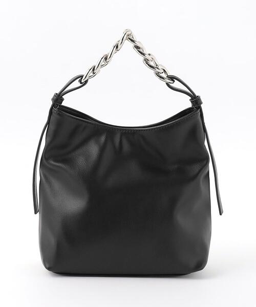 BEAUTY&YOUTH UNITED ARROWS（ビューティーアンドユースユナイテッドアローズ）の「ビッグチェーン ショルダーバッグ -2WAY-（ショルダーバッグ・レディース・ブラック/オフホワイト・FREE）」の21枚目の写真