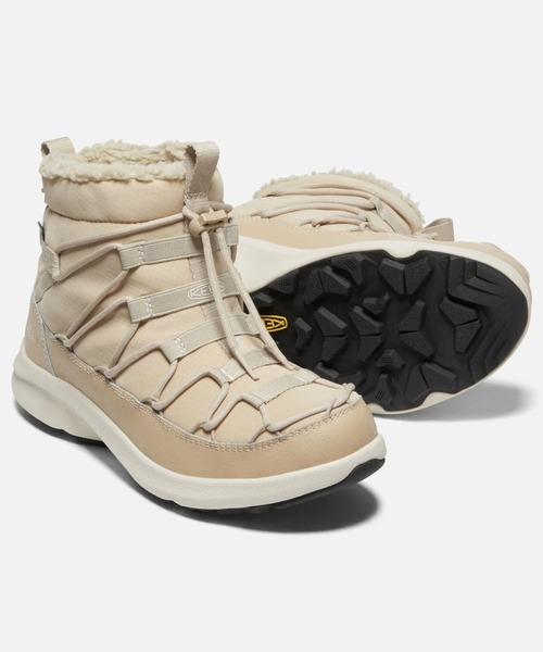 KEEN(キーン)の「UNEEK SNK CHUKKA II WP / ユニーク スニーク チャッカ ツー ウォータープルーフ(ブーツ・レディース・ベージュ・23cm/23.5cm/24cm/24.5cm/25cm/25.5cm/22.5cm)」の10枚目の写真