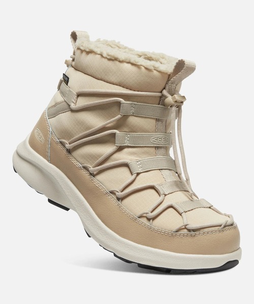 KEEN(キーン)の「UNEEK SNK CHUKKA II WP / ユニーク スニーク チャッカ ツー ウォータープルーフ(ブーツ・レディース・ベージュ・23cm/23.5cm/24cm/24.5cm/25cm/25.5cm/22.5cm)」の9枚目の写真
