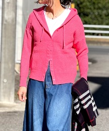 BEATJIVE（ビートジャイブ）の「無地 ニット パーカー レディース（カーディガン/ボレロ）」