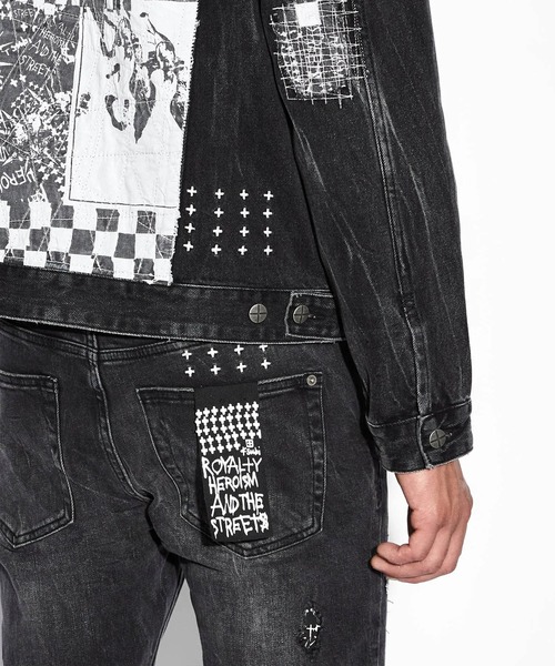 KSUBI（スビ）の「KSUBI OH G JACKET (MPS23JK002)（デニムジャケット・メンズ・ブラック・LARGE/MEDIUM/SMALL）」の4枚目の写真