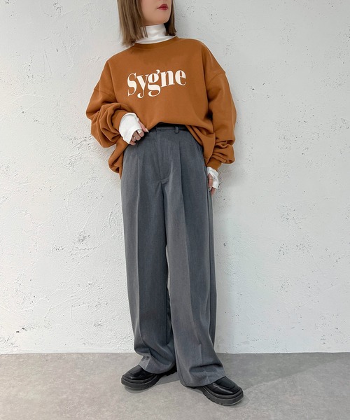 apres jour mignon（アプレジュールミニョン）の「ハイネックインナー【ZOZOTOWN限定アイテム】（Tシャツ/カットソー・レディース・パープル/マスタード/オレンジ/その他/グリーン/アイボリー/ブラック/オフホワイト/ベージュ系その他/ピンク/ブルー・フリー/X-LARGE）」の22枚目の写真