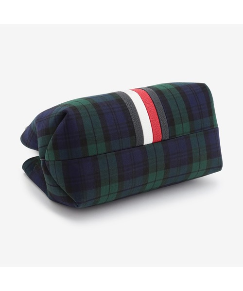 TOMMY HILFIGER(トミーヒルフィガー)の「エンブレムブラックウォッチ2WAYサッチェルバッグ(ハンドバッグ・レディース・マルチ・FREE)」の4枚目の写真
