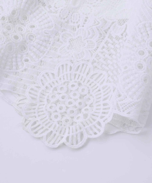 MILKFED.（ミルクフェド）の「LACE SKIRT（スカート・レディース・ブラック/ホワイト/ライトグリーン・ONE SIZE）」の11枚目の写真