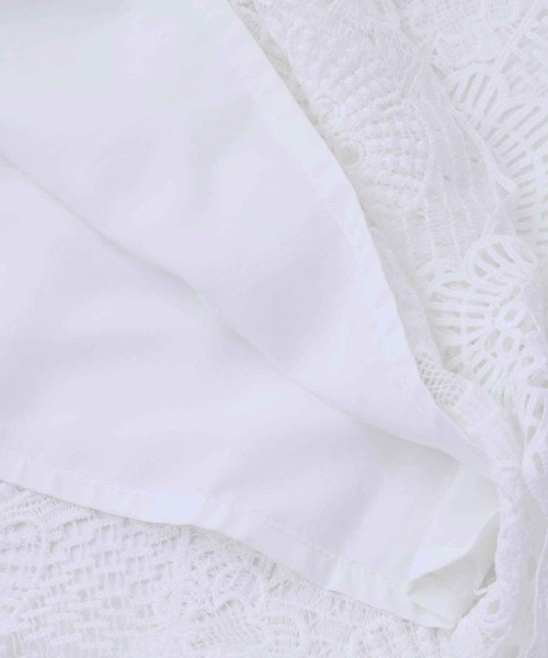 MILKFED.（ミルクフェド）の「LACE SKIRT（スカート・レディース・ブラック/ホワイト/ライトグリーン・ONE SIZE）」の12枚目の写真