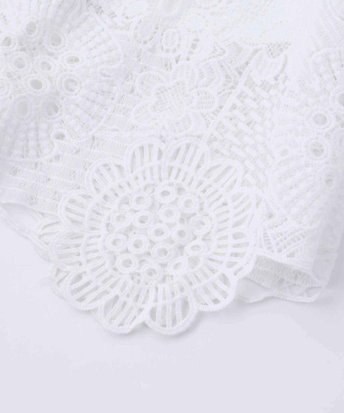 MILKFED.（ミルクフェド）の「LACE SKIRT（スカート・レディース・ブラック/ホワイト/ライトグリーン・ONE SIZE）」の16枚目の写真