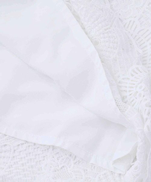 MILKFED.（ミルクフェド）の「LACE SKIRT（スカート・レディース・ブラック/ホワイト/ライトグリーン・ONE SIZE）」の17枚目の写真