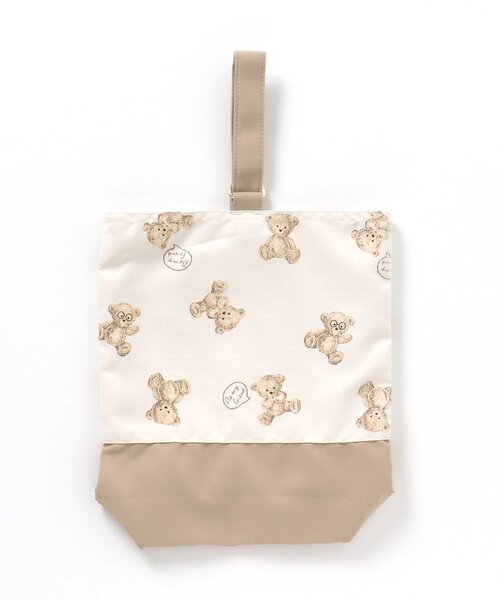 apres les cours（アプレレクール）の「3柄 シューズバッグ（トートバッグ・キッズ・ピンク/ラベンダー/ベージュ・FREE）」の12枚目の写真