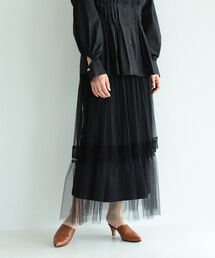 Ray BEAMS | RBS / チュール ギャザー スカート(スカート)