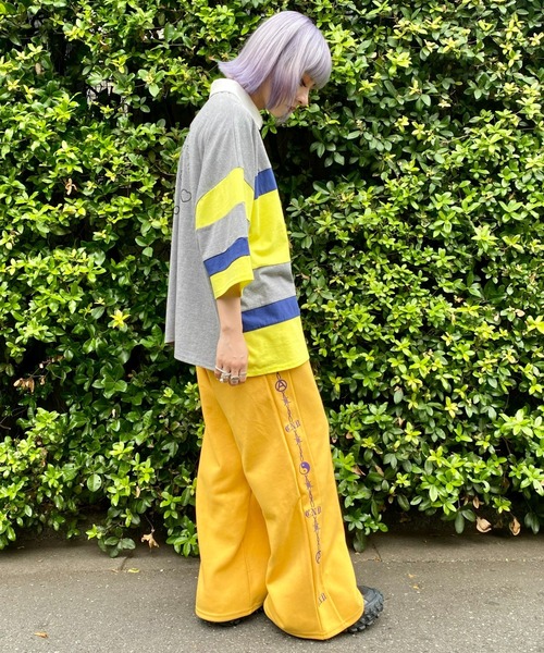 Candy Stripper(キャンディストリッパー)の「CANDY GIRLS CLUB POLO トップス(ポロシャツ・レディース・ブラック/イエロー/ピンク・2)」の16枚目の写真