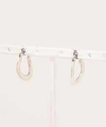 S925 Curve plate hoop pierce