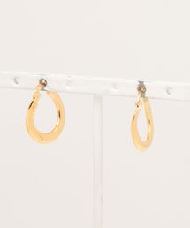 S925 Curve plate hoop pierce