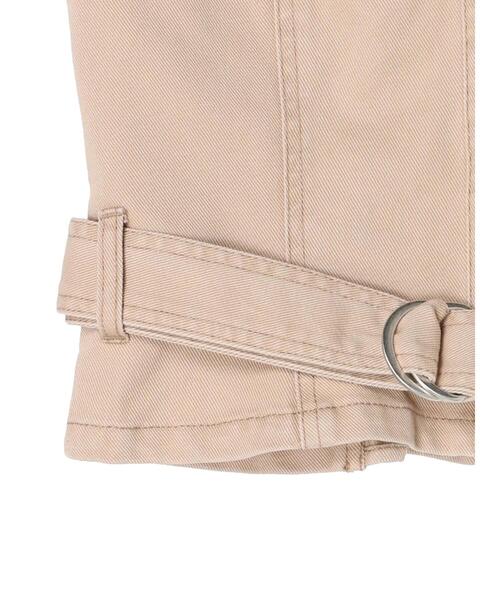 earth music&ecology（アースミュージックアンドエコロジー）の「コットンツイルベルト付ビスチェ（チューブトップ・レディース・オフホワイト/ベージュ・FREE）」の20枚目の写真