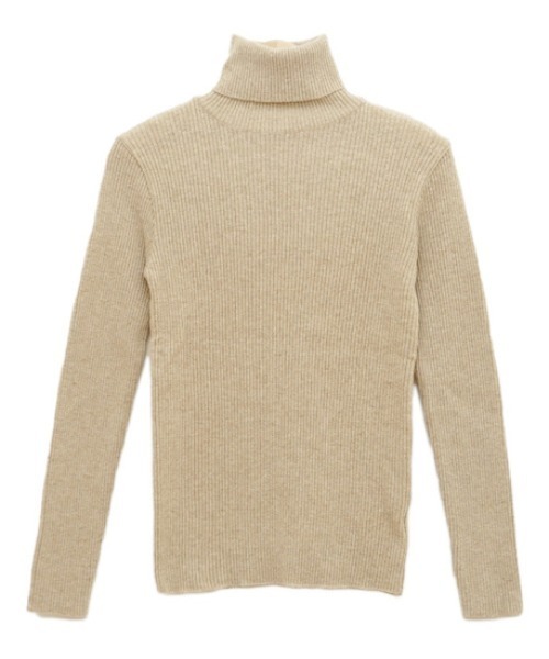 flower（フラワー）の「クラシックタートルニット（ニット/セーター・レディース・ベージュ/アイボリー・FREE）」の13枚目の写真