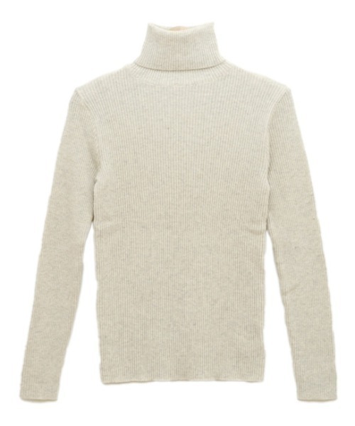 flower（フラワー）の「クラシックタートルニット（ニット/セーター・レディース・ベージュ/アイボリー・FREE）」の12枚目の写真