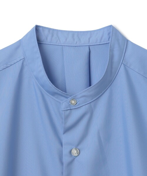 BEAMS LIGHTS（ビームスライツ）の「BEAMS LIGHTS / フォトプリント バンドカラー 長袖シャツ（シャツ/ブラウス・メンズ・ホワイト/サックスブルー・S/M/L）」の4枚目の写真