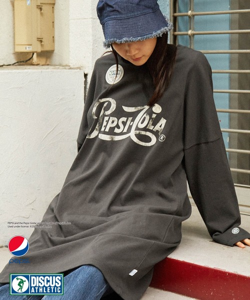 Discus Jp DISCUS ATHLETIC(ディスカス アスレチック)の「【DISCUS ATHLETIC×PEPSI】コラボ オーバーサイズシャツ ...