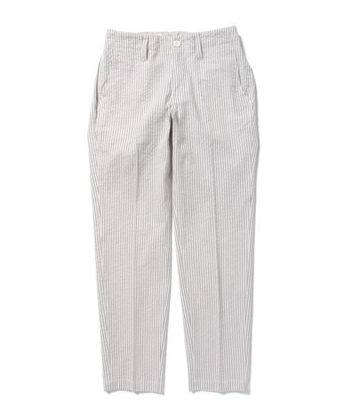 Demi-Luxe BEAMS（デミルクス ビームス）の「luxluft / シアーサッカー ストライプ パンツ（その他パンツ・レディース・グレー/ブルー・38/36）」の10枚目の写真