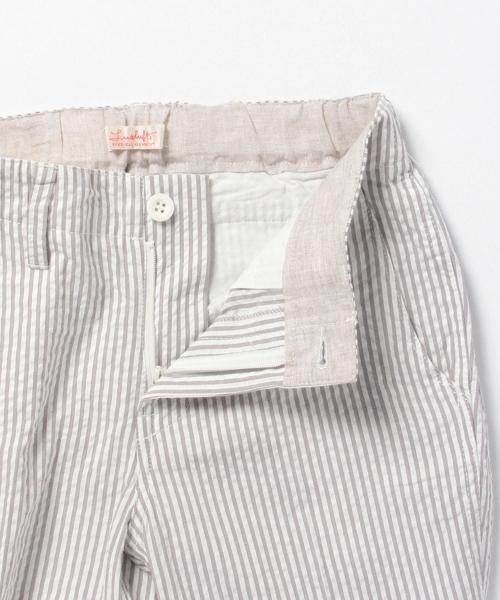 Demi-Luxe BEAMS（デミルクス ビームス）の「luxluft / シアーサッカー ストライプ パンツ（その他パンツ・レディース・グレー/ブルー・38/36）」の12枚目の写真