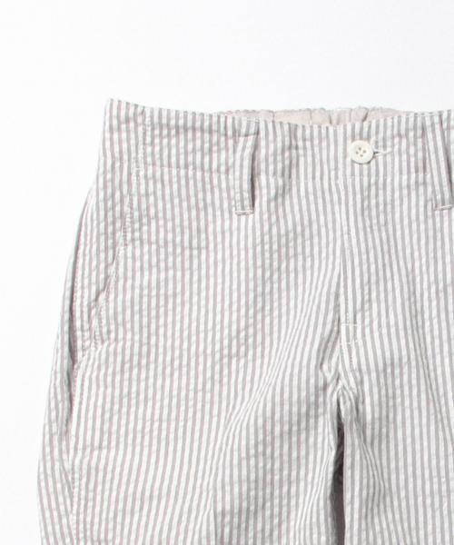 Demi-Luxe BEAMS（デミルクス ビームス）の「luxluft / シアーサッカー ストライプ パンツ（その他パンツ・レディース・グレー/ブルー・38/36）」の3枚目の写真