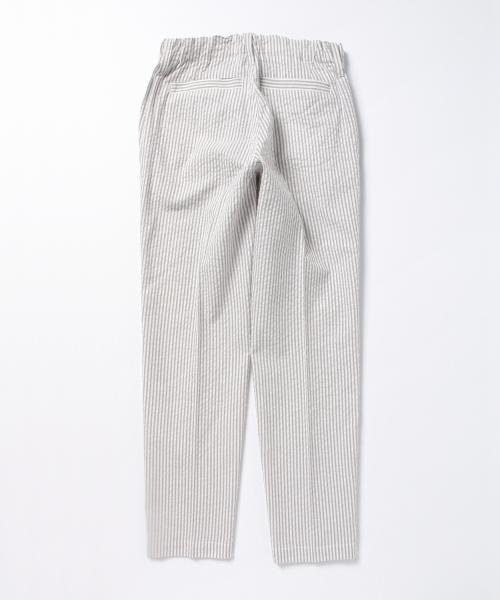 Demi-Luxe BEAMS（デミルクス ビームス）の「luxluft / シアーサッカー ストライプ パンツ（その他パンツ・レディース・グレー/ブルー・38/36）」の5枚目の写真