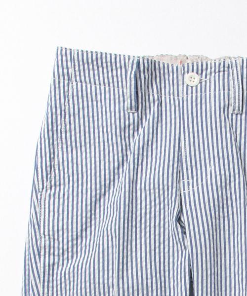 Demi-Luxe BEAMS（デミルクス ビームス）の「luxluft / シアーサッカー ストライプ パンツ（その他パンツ・レディース・グレー/ブルー・38/36）」の7枚目の写真