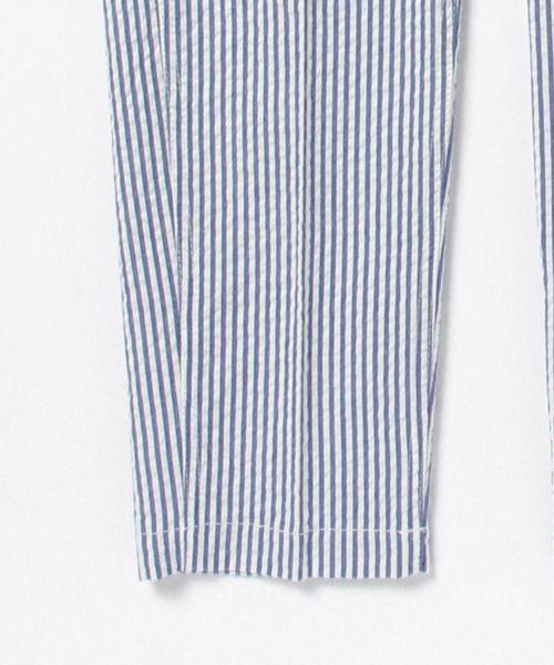 Demi-Luxe BEAMS（デミルクス ビームス）の「luxluft / シアーサッカー ストライプ パンツ（その他パンツ・レディース・グレー/ブルー・38/36）」の13枚目の写真