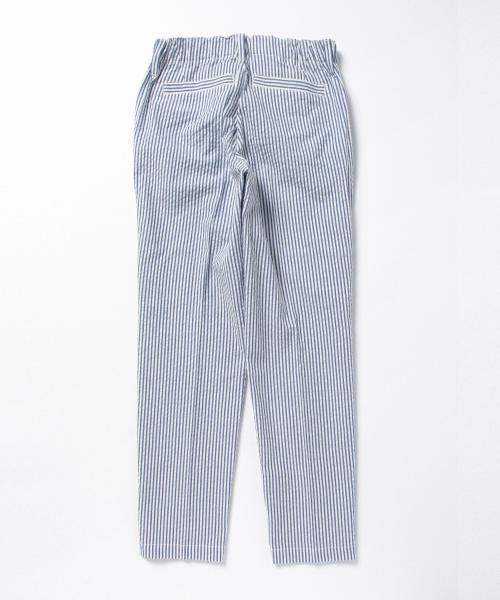 Demi-Luxe BEAMS（デミルクス ビームス）の「luxluft / シアーサッカー ストライプ パンツ（その他パンツ・レディース・グレー/ブルー・38/36）」の14枚目の写真