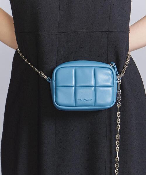 ADD CULUMN(アドカラム)の「【別注】<ADD CULUMN>パフ チェーン ショルダーバッグ -2WAY-(ショルダーバッグ・レディース・ホワイト/ブラック/クリーム/コバルトブルー/ブラウン・FREE)」の5枚目の写真