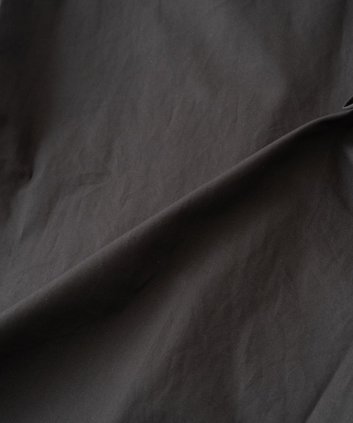 BRICK & SONS（ブリックアンドサンズ）の「VENTILE リラックスフロントフライシャツ＜チャコールグレー＞（シャツ/ブラウス・メンズ・チャコールグレー・XS/S/M/L/LL）」の2枚目の写真