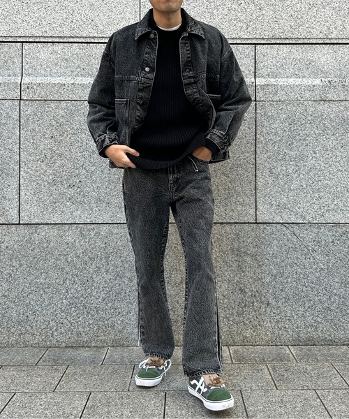 CPCM（シーピーシーエム）の「5ポケットフレアデニムパンツ（デニムパンツ・メンズ・ブラック/ブルー/ネイビー・LARGE/MEDIUM）」の17枚目の写真