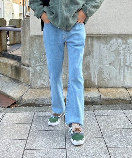 CPCM（シーピーシーエム）の「5ポケットフレアデニムパンツ（デニムパンツ・メンズ・ブラック/ブルー/ネイビー・LARGE/MEDIUM）」の12枚目の写真