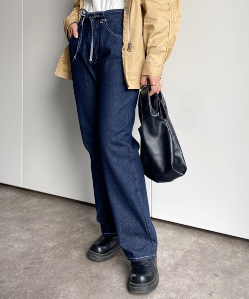CPCM（シーピーシーエム）の「5ポケットフレアデニムパンツ（デニムパンツ・メンズ・ブラック/ブルー/ネイビー・LARGE/MEDIUM）」の4枚目の写真