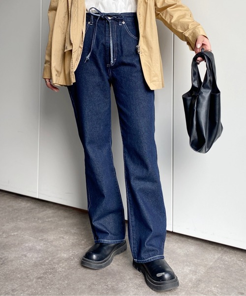 CPCM（シーピーシーエム）の「5ポケットフレアデニムパンツ（デニムパンツ・メンズ・ブラック/ブルー/ネイビー・LARGE/MEDIUM）」の19枚目の写真