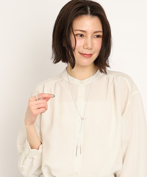 SHOO・LA・RUE（シューラルー）の「ゴージャスなラインストーン チェーンのラリエット（ネックレス）」 WEAR