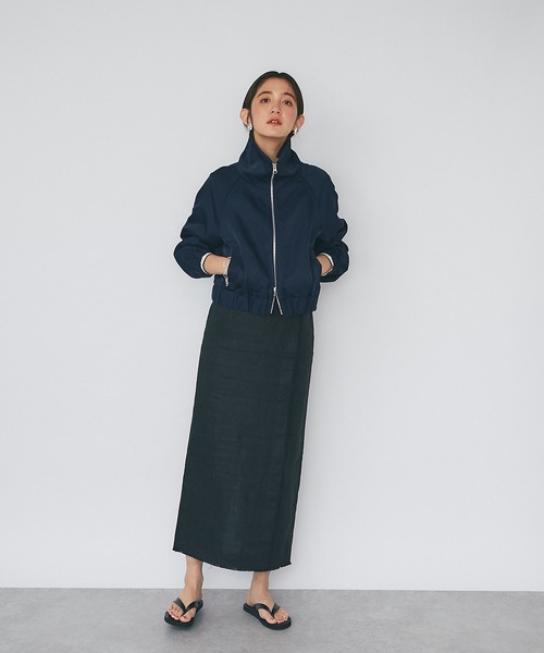 RIVE DROITE（リヴドロワ）の「MONN.:.(モン)/コンパクトブルゾン（ブルゾン・レディース・ブラック/ネイビー・FREE）」の6枚目の写真