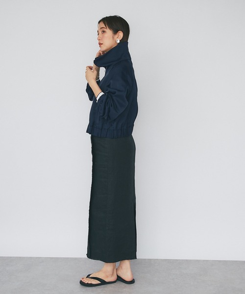 RIVE DROITE（リヴドロワ）の「MONN.:.(モン)/コンパクトブルゾン（ブルゾン・レディース・ブラック/ネイビー・FREE）」の14枚目の写真