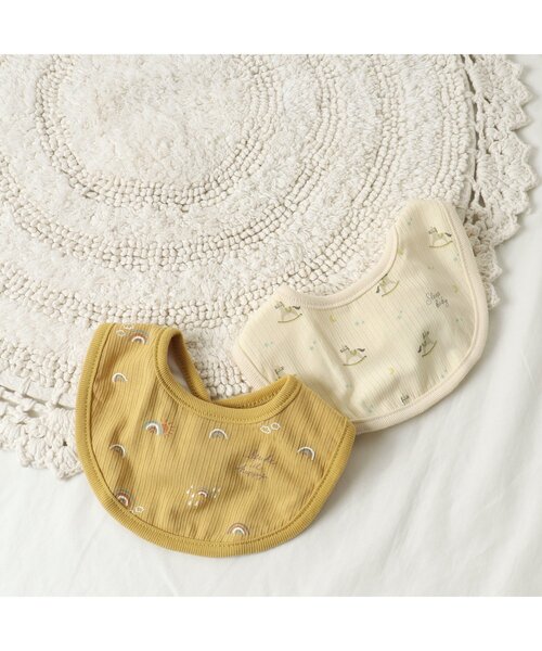 木馬&虹スタイ（スタイ/よだれかけ）｜apres les cours