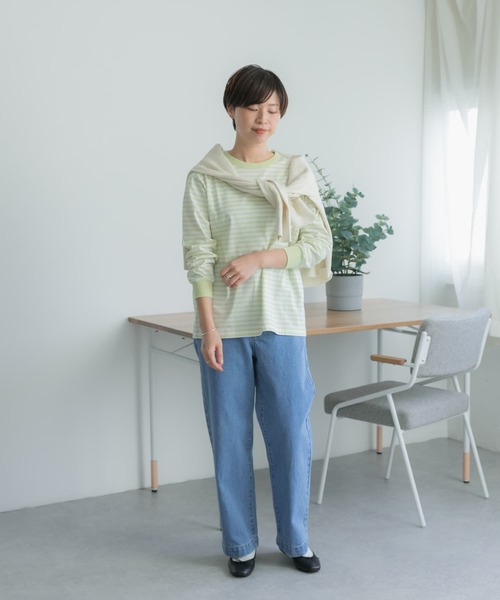 FORK&SPOON(フォークアンドスプーン)の「FORK&SPOON デニムトラウザー(デニムパンツ・レディース・ブルー系その他/ワンウォッシュ・1/2)」の10枚目の写真