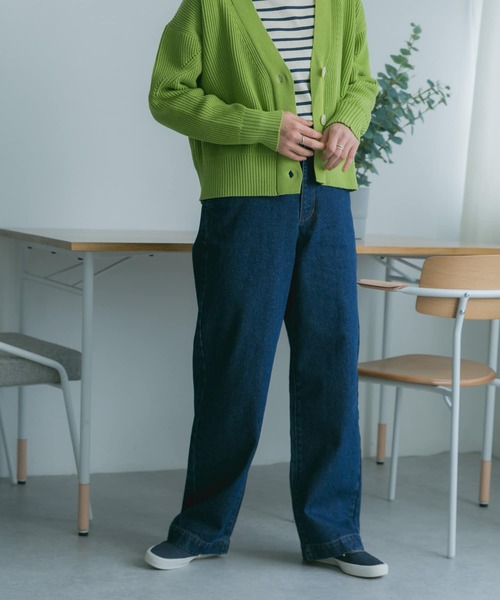 FORK&SPOON(フォークアンドスプーン)の「FORK&SPOON デニムトラウザー(デニムパンツ・レディース・ブルー系その他/ワンウォッシュ・1/2)」の17枚目の写真