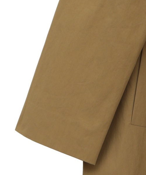 MANOF（マノフ）の「NO COLLAR A-LINE COAT（ノーカラー