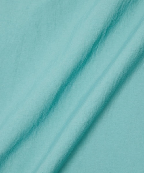 ADAM ET ROPE'(アダムエロペ)の「【小松マテーレ】ナイロン タスラン オーバー シャツ ブルゾン(MA-1・メンズ・スミクロ/ベージュ系その他/ターコイズブルー・L/M)」の10枚目の写真