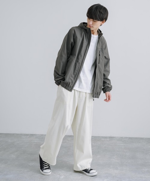 KRIFF MAYER(クリフメイヤー)の「KRIFF MAYER クリフメイヤー オーバーサイズ クリーネス マウンテンパーカー(マウンテンパーカー・メンズ・ネイビー/イエロー/ナチュラル/チャコール/セージグリーン/マルチ・M/L/XL)」の22枚目の写真