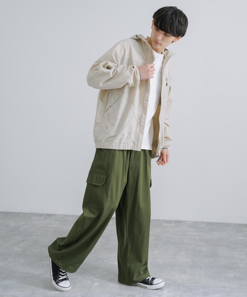 KRIFF MAYER(クリフメイヤー)の「KRIFF MAYER クリフメイヤー オーバーサイズ クリーネス マウンテンパーカー(マウンテンパーカー・メンズ・ネイビー/イエロー/ナチュラル/チャコール/セージグリーン/マルチ・M/L/XL)」の7枚目の写真