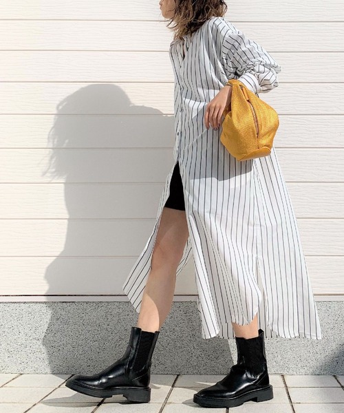 Casselini（キャセリーニ）の「メッシュラップバッグ（ショルダーバッグ・レディース・マスタード/ブラック・ONE SIZE）」の14枚目の写真